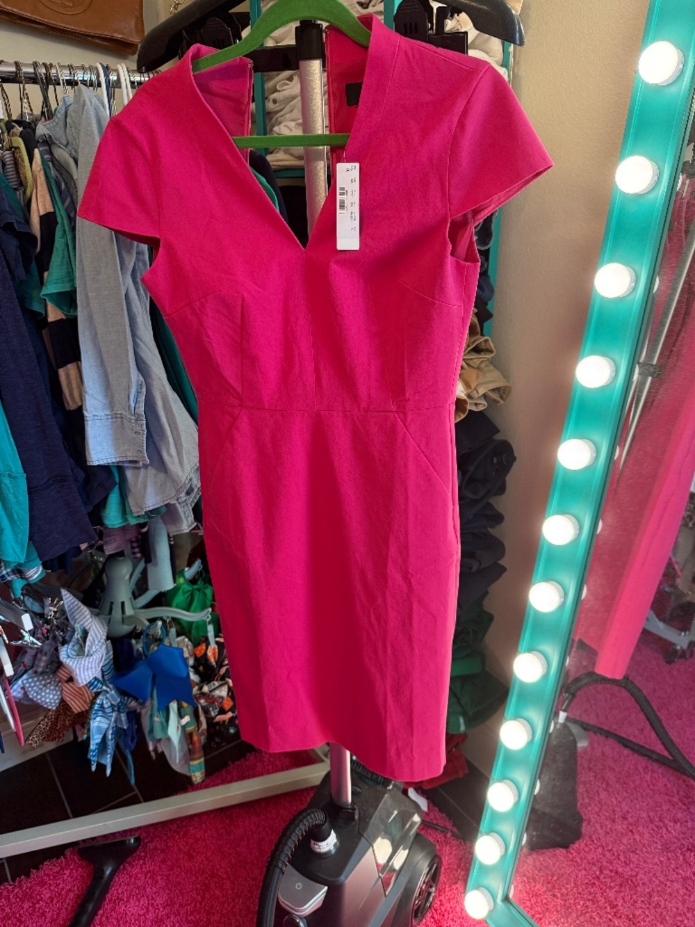 J.Crew Pink Sheath Dress
